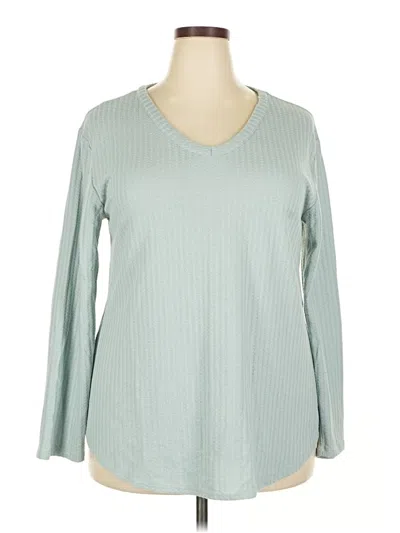 Pre-owned Chaser Long Sleeve T-shirt In Blue