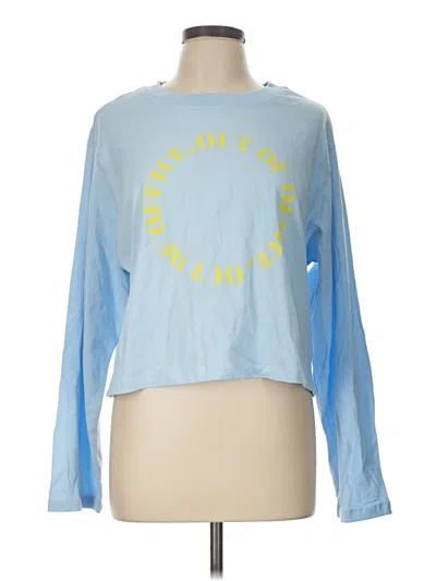 Pre-owned Chaser Long Sleeve T-shirt In Blue