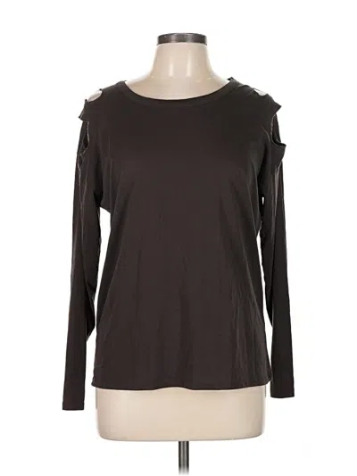 Pre-owned Chaser Long Sleeve T-shirt In Brown