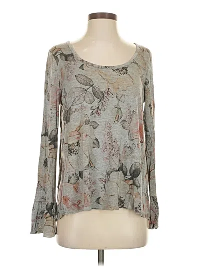 Pre-owned Chaser Long Sleeve T-shirt In Gray