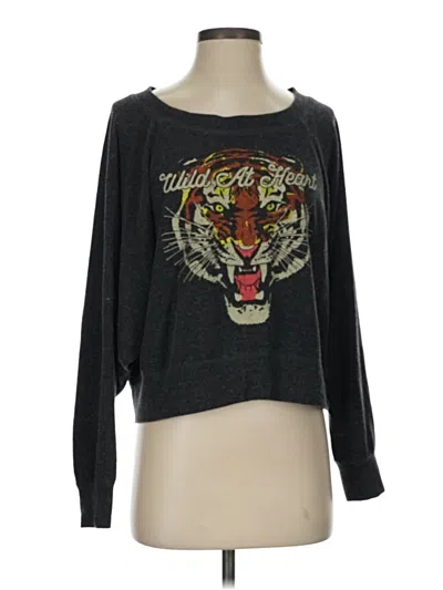 Pre-owned Chaser Long Sleeve T-shirt In Gray