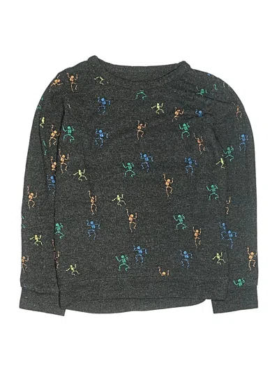 Pre-owned Chaser Kids' Long Sleeve T-shirt In Gray