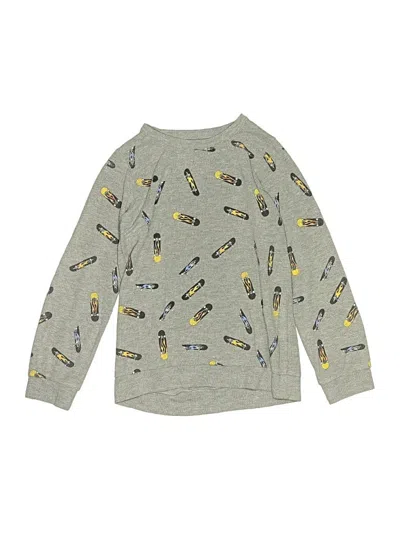 Pre-owned Chaser Kids' Long Sleeve T-shirt In Gray