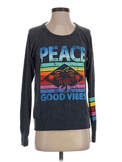 Pre-owned Chaser Long Sleeve T-shirt In Gray