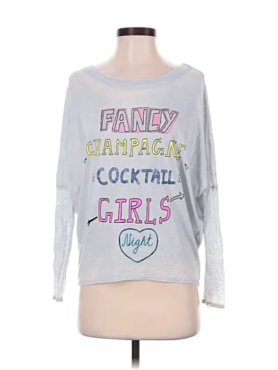 Pre-owned Chaser Long Sleeve T-shirt In Gray