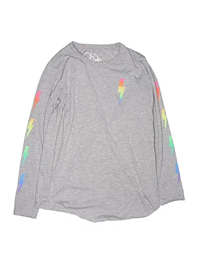 Pre-owned Chaser Kids' Long Sleeve T-shirt In Gray