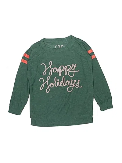 Pre-owned Chaser Kids' Long Sleeve T-shirt In Green