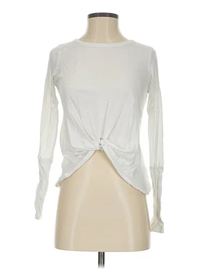 Pre-owned Chaser Long Sleeve T-shirt In Ivory