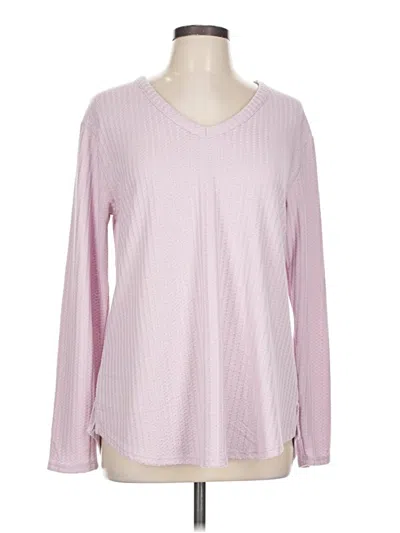 Pre-owned Chaser Long Sleeve T-shirt In Pink