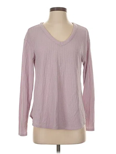 Pre-owned Chaser Long Sleeve T-shirt In Pink