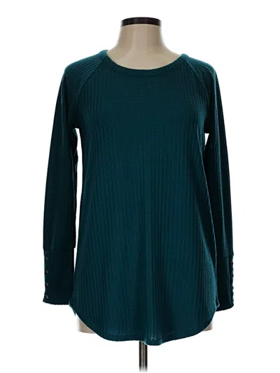 Pre-owned Chaser Long Sleeve T-shirt In Teal