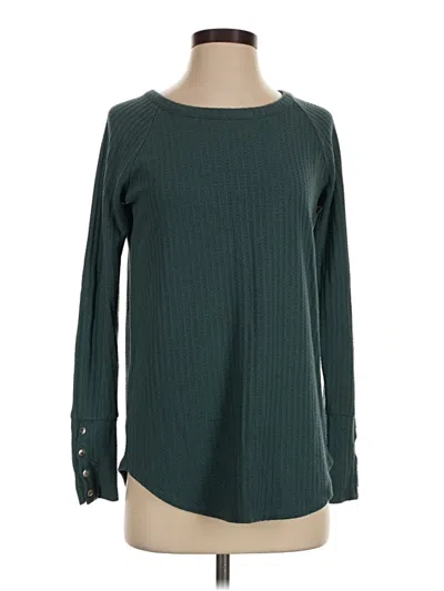 Pre-owned Chaser Long Sleeve T-shirt In Teal