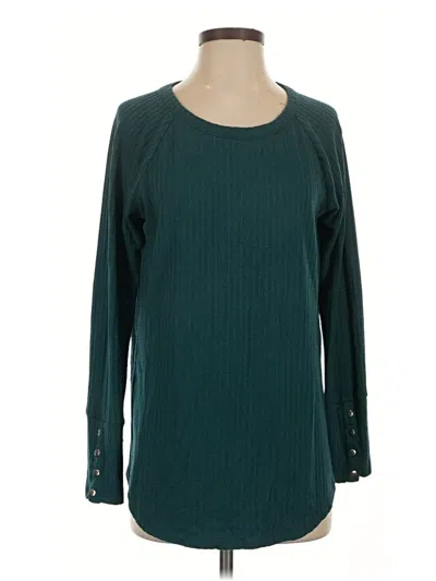 Pre-owned Chaser Long Sleeve T-shirt In Teal