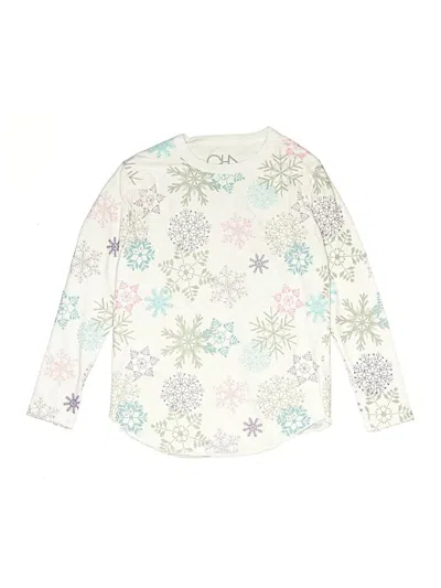 Pre-owned Chaser Kids' Long Sleeve T-shirt In White