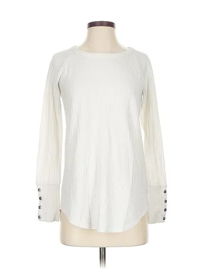 Pre-owned Chaser Long Sleeve T-shirt In White