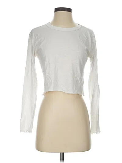 Pre-owned Chaser Long Sleeve T-shirt In White