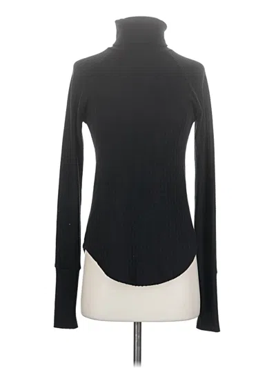 Pre-owned Chaser Long Sleeve Turtleneck In Black
