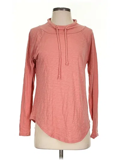 Pre-owned Chaser Long Sleeve Turtleneck In Pink