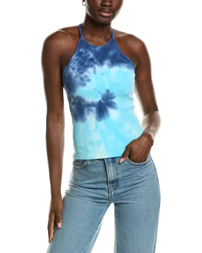 Chaser Lounge Knit Strappy Back Tank In Multi