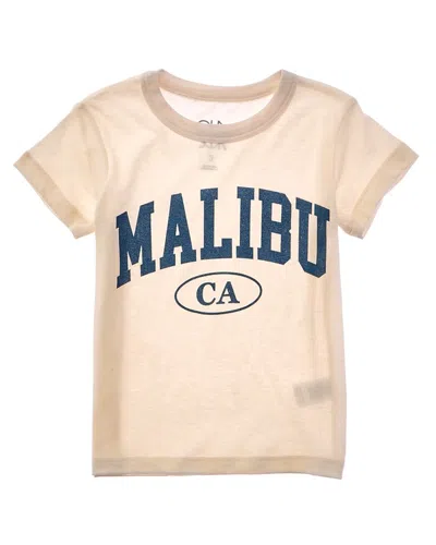 Chaser Kids' Malibu Ca T-shirt In Neutral
