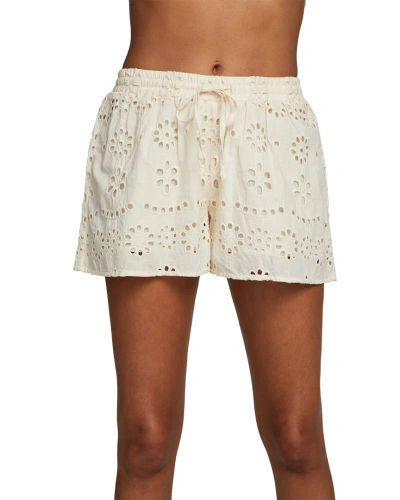 Chaser Malibu Eyelet Flowy Short In White