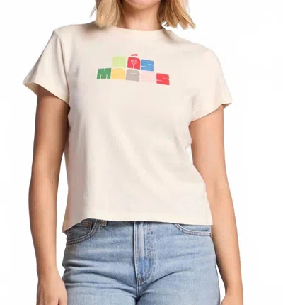 Chaser Mas Margaritas Tee In Coconut Milk In Neutral