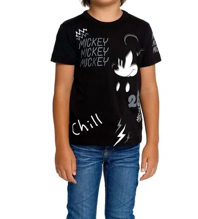 Chaser Kids' Mickey Mash Up Tee In Black