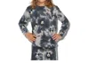 Chaser Mickey Toss Hacci Pullover In Tie Dye In Blue