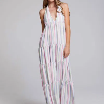 CHASER MILANO POSITANO STRIPE MAXI DRESS