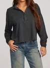 Chaser Miles Long Sleeve In Licorice In Multi