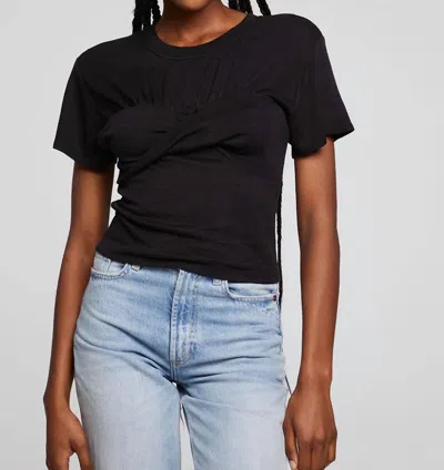 Chaser Model Round Tee Top In Black