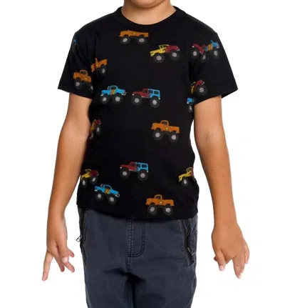 Chaser Kids' Monster Truck Rally Tee In Black