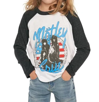 Chaser Kids' Motley Crue Stars & Studs Tee In White