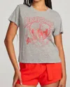 Chaser Nashville Tee In Streaky Grey In Gray