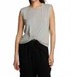 Chaser Ocean Tank Top In Heather Gray In Gray
