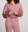 Chaser Olympic Hoodie In Mauve Rose In Multi