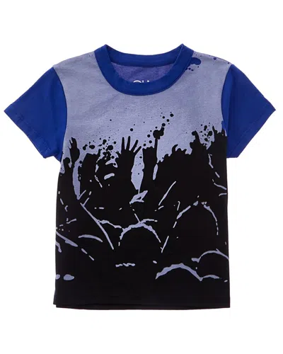 Chaser Kids' Ombre Crowd Colby T-shirt In Black
