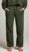 Chaser Ombré Sweatpants Splatter Paint In Forest Night In Multi