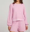 Chaser Owlsey Pullover In Pink In Pink