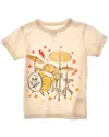 Chaser Painterly Drum Set T-shirt In Neutral