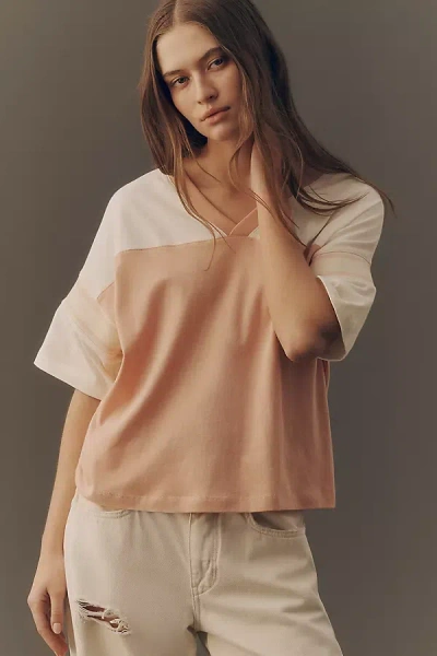 Chaser Palmer Perfect Cotton Tee In Brown