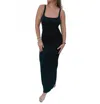 Chaser Panther Maxi Dress In Black In Black