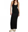 Chaser Panther Maxi Dress In Black In Black