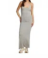 Chaser Panther Maxi Dress In Heather Gray In Gray