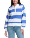 Chaser Polo Sweatshirt In Blue