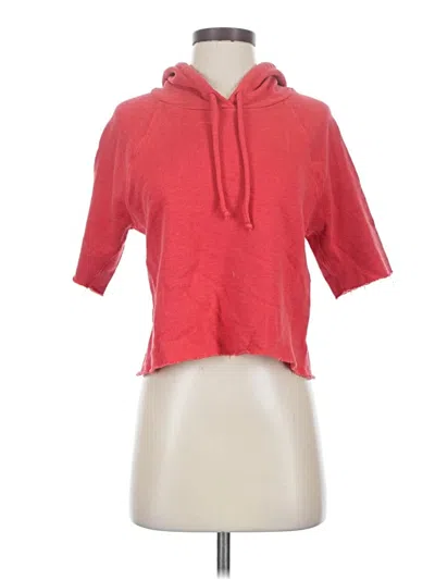 Pre-owned Chaser Pullover Hoodie In Red