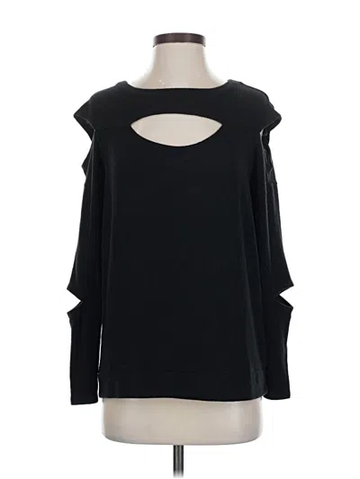 Pre-owned Chaser Pullover Sweater In Black