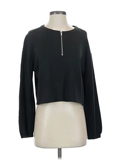 Pre-owned Chaser Pullover Sweater In Black