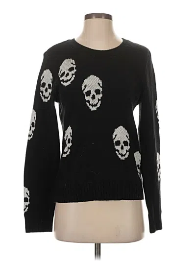 Pre-owned Chaser Pullover Sweater In Black