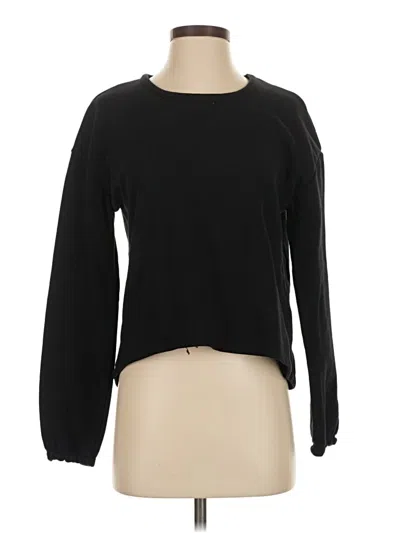 Pre-owned Chaser Pullover Sweater In Black